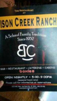 Bison Creek Ranch Cafe inside