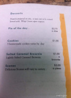 Newville General Store And Cafe menu