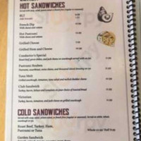 White Mountain Café menu