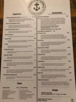 The Boathouse Tavern menu