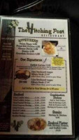 The Hitching Post menu