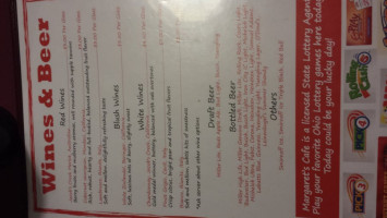 Margaret's Cafe menu