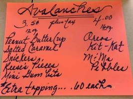 Maureen's menu