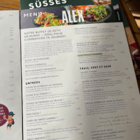 ALEX Nurnberg menu