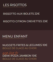 Le Frene menu