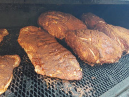 Sticky Face Bbq food