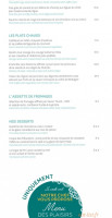 Novotel Cafe menu