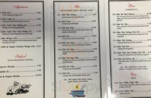 Pho Ha menu