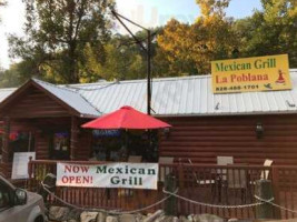 La Poblana Mexican Restraunt outside