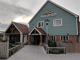 Harvester outside