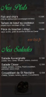 L'hermitage menu