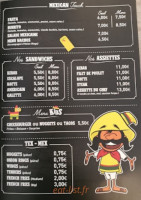 Chez Poncho menu