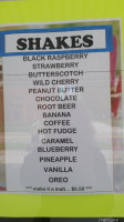 Biggie's Custard menu