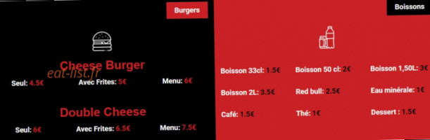 Star Kebab menu