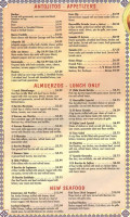 El Palenque Mexican Restaurant And Sports Bar menu