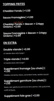 French Burger menu