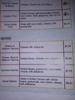 Barra Jalisco Restaurant menu