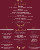 Pheasants Landing menu