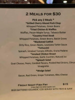 Urban Comforts Eatery menu