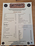 Castaways menu