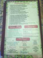 El Palomar menu