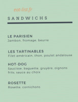 Cafe De La Poste menu