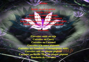 L'impérial menu