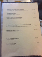 Osteria Del Sole menu