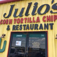 Julio's Seasoning Corn Chips outside