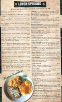 Dos Coronas menu