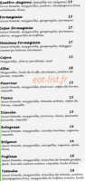 Casa Italia menu