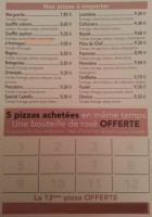 Le Castello menu