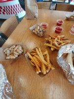 Five Guys Burgers Fries food