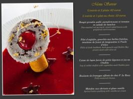 Hostellerie Des Clos menu