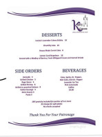 Ken'z Cuisine menu