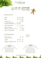 Salon Dégusthé menu