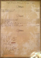 Restaurant la Grande Muraille menu