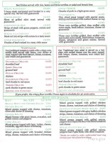 La Pinata Family Mexican menu