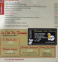 Le Maritima menu