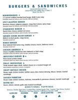 Wunderbar Bistro menu