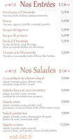 Les Deux Rives menu