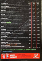 La Tour De Pizz menu