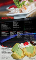 Tora Sushi Lounge menu