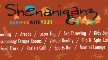 Shenaniganz Entertainment Center inside