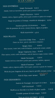 Le Grand Café menu