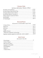 Beacon 443 menu