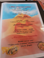 La Couscousserie menu