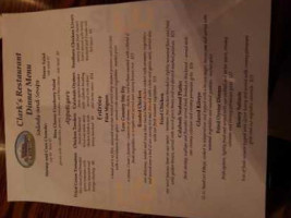 Clark's Inn And menu