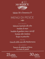 Il Morrice menu