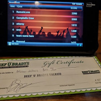 Beef 'o ' Brady 's menu